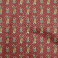 thumbnail image 1 of oneOone Velvet Maroon Fabric Kalamkari Kathakali Sewing Fabric By The Yard Printed Diy Clothing Sewing Supplies 58 Inch Wide, 1 of 5