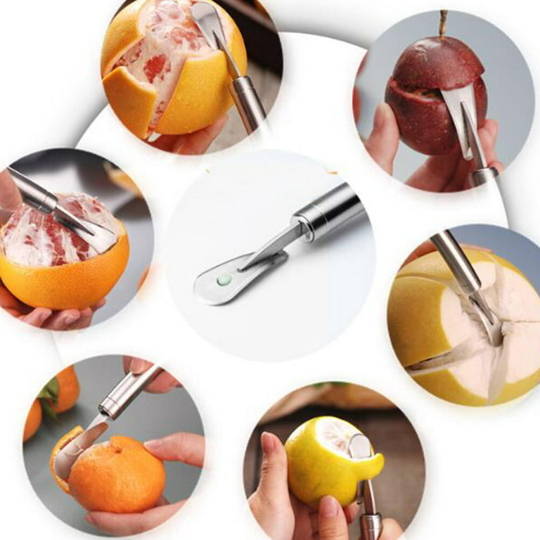 Lemon Peeler Stainless Steel Lemon Zest Fruit Citrus Cutter Kitchen Gadget  NEW