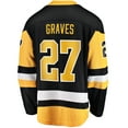 thumbnail image 3 of Men's Fanatics Ryan Graves Black Pittsburgh Penguins Home Breakaway Jersey, 3 of 3