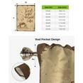 thumbnail image 5 of Coffee Retro Style Window Curtain Tie Up Curtains for Kitchen Living Room Adjustable Rod Pocket Drapes, 5 of 5