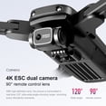 thumbnail image 3 of Aplicación de teléfono Control remoto Drone de 360 ​​grados Rolling One Button Despegues Adultos Cámara de niños Quadcopter Aircraft Vuelo Juguete 2 piezas Baterías 2.4GHz Inevent EL006204-02B, 3 of 7