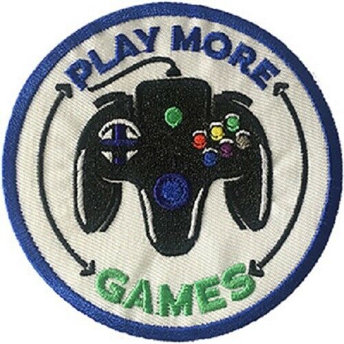 Retro Gamer Icon-On p-dsx-4712 Patch Video Games
