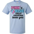 thumbnail image 3 of Inktastic Pink or Blue Great Grandma Loves You T-Shirt, 3 of 5