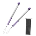 thumbnail image 1 of harper 2Pcs Ropeless Battle Ropes Strength Building Portable Multifunctional Exercise Purple, 1 of 10