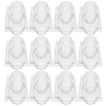 OUNONA Transparent Plastic Egg Carton for Storage Convenient Lightweight Egg Holder with 50 Slots