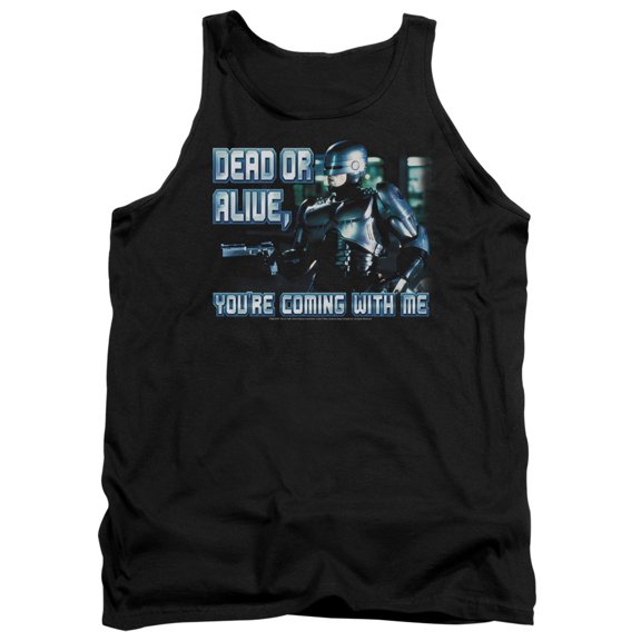 Robocop Dead Or Alive Adult Tank Top Black
