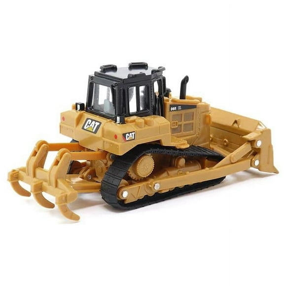 Diecast Masters 84645CS 1-64 Scale Yellow & Black Diecast Model Tractor for CAT Caterpillar D6R Track-Type