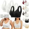 thumbnail image 1 of Censtreet 3PCS Seamless Wireless Plus Size Bras No Underwire Supportive Full Coverage Comfortable Everyday Bra for Women, 1 of 9