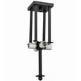 thumbnail image 2 of Meyda Tiffany 161765 Prairie Loft 4 Light 26" Wide Semi-Flush Ceiling Fixture - Black, 2 of 7