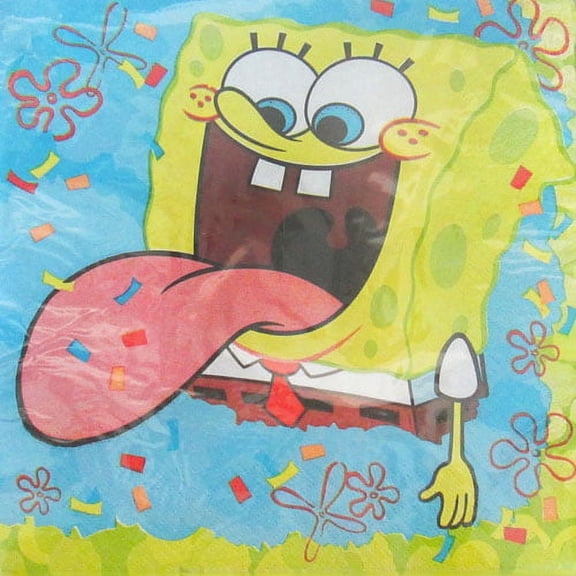 SpongeBob SquarePants 'Confetti' Lunch Napkins (40ct)
