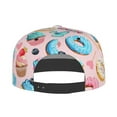 thumbnail image 4 of Easygdp Cupcakes and Donuts Baseball Cap with Adjustable Flat Suitable for Head Circumference 22.4-23.6 in, 4 of 9