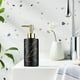 thumbnail image 5 of Bote dispensador de jabón de vidrio recargable 19oz | Dispensador de loción para el baño Blanco Blanco Azul Verde | Bomba impermeable, elegante recipiente líquido de cristal para jabón de manos,, 5 of 6