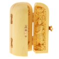 thumbnail image 1 of Estatua de Tres Dios de Budismo Sakyamuni Guanyin Adorno Ornamento Fengshui, 1 of 7