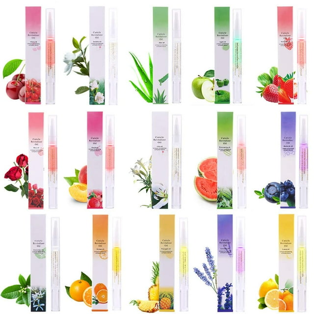 Set de bolígrafos de aceite para cutículas Miss Forever Nail Care, 15 unidades