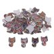 thumbnail image 1 of 2-3 del paquete 50 piezas Vintage agujeros costura Scrapbooking hecho a x 17 mm perfecl Botones de madera de gatos de dibujos animados, 1 of 8