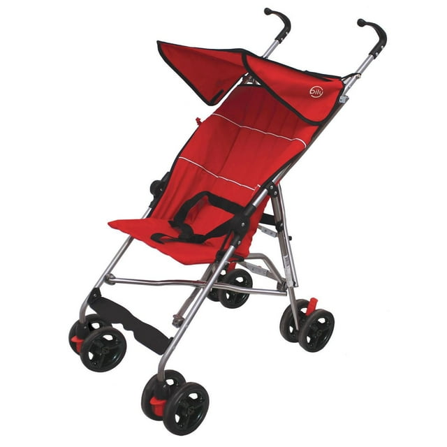 Poussette-canne Deluxe Fermeture Facile et Compacte et Capote Repliable de Bily