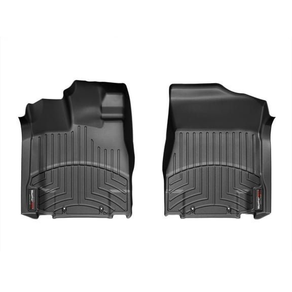 WeatherTech Custom Fit FloorLiners compatible with 2011-2017 Nissan Quest - 1st Row (Driver & Passenger), Black
