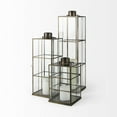 thumbnail image 7 of Mercana Grimwig Large 8L X 8W X 31H Lantern W/Sheet Base Without Bevel in Gold, 7 of 7