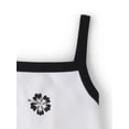 thumbnail image 3 of The Children's Place Girls Sleeveless Colorblock Ribbed Graphic Tank Top, Sizes XS-XXL, 3 of 3