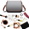 thumbnail image 6 of Pink Gray Gradient Vintage Crossbody Bag for Women Medium Leather Hobo Bags Shoulder Bag Classic City Leather Satchels, 6 of 8