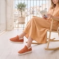 thumbnail image 7 of Ecetana Womens Fuzzy Slippers Warm Memory Foam Comfy House Slippers Anti-Slip Indoor Outdoor Gifts for Women, 7 of 7