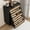 Black, variant on TROPOW 5 Drawer Rattan Dresser for Bedroom, Bohemian Chest of Dressers with Metal Legs, Sleek Wood Dresser with Ample Storage, Rattan Chest of Drawers for Living Room, Natural