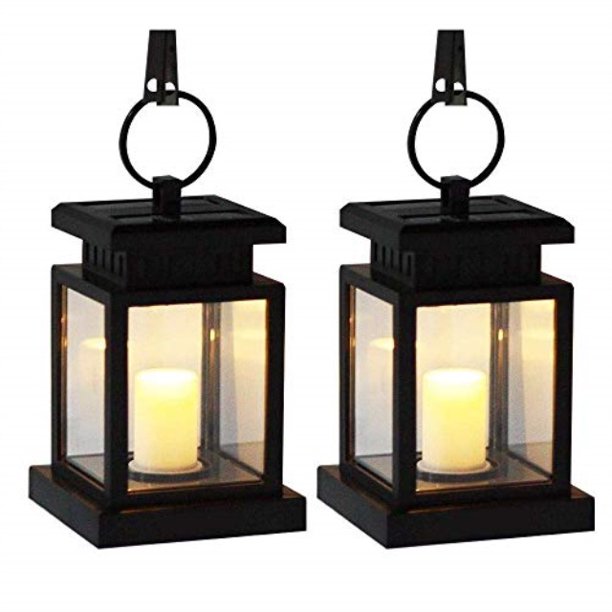 Meio Solar Lantern Outdoor Solar Mission Lantern Hanging Solar Lanternsolar Powered Waterproof Hanging Umbrella Lantern Candle Lights Lighting Decoration 2 Pack Walmart Com Walmart Com