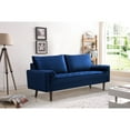 thumbnail image 3 of Kingway Furniture Velvet Genoa Living room Sofa in Blue, 3 of 5