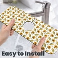 thumbnail image 6 of Sikiie Corn Sunflowers Splash Guard for Sink Faucet-1 PC Super Absorbent Fast Drying Mat Sink Gadgets-Splash Guard for Kitchen, Sink Mat, 6 of 7