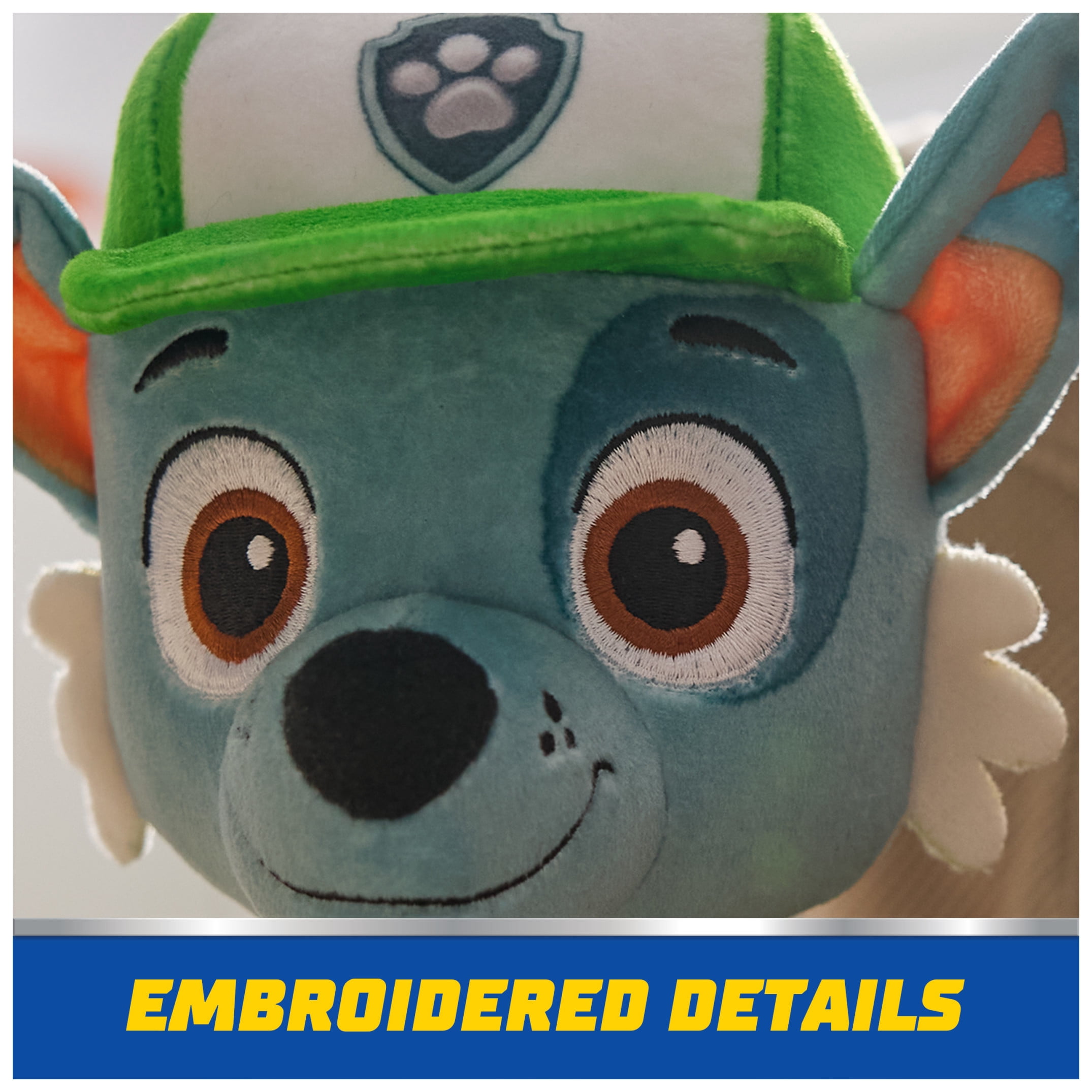 PAW Patrol Premium Plush Rocky 7.5-Inches Tall with Super Soft Fur for Kids Ages 3+