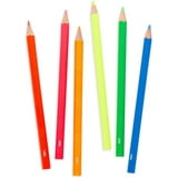 Jumbo Brights Neon Colored Pencils - Set of 6 (Other) - Walmart.com