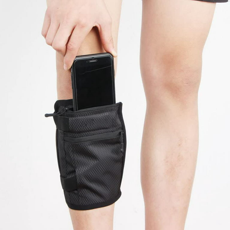 Travel Leg Band Belt Wallet Hide Bag Phone Bag Outdoor Sports Leg Bag  Invisible Leg Cover Lightweight Stretchy Leg Band for Money Card Money ID