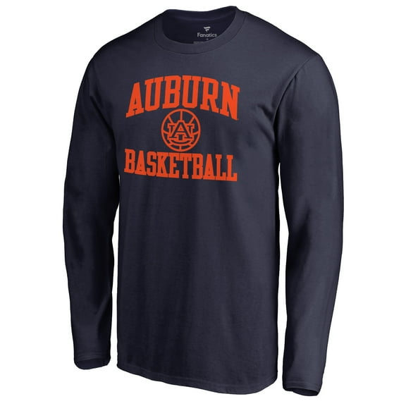 Men's Navy Auburn Tigers In Bounds Long Sleeve T-Shirt