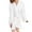 White Robes for Women, variant on CFLVAEK His and Hers Robes Plus Size Flannel Bathrobes for Men and Women with Belt Comfy Long Sleeve House Coat Solid Color Knee Length Sleepwear with Pockets Dark Blue M