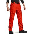 thumbnail image 2 of CQR Men's Tactical Pants, Water Resistant Ripstop Cargo Pants, Lightweight EDC Hiking Work Pants, Outdoor Apparel, Ripstop Mag Pocket Rescue Orange, 36W x 32L, 2 of 10