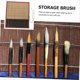thumbnail image 2 of Roll Brush Pen Curtain Bamboo Pen Roll Storage Pen Bag, 2 of 5