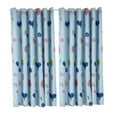 thumbnail image 6 of URMAGIC 1 Panel/39"x79"Blackout Window Curtains Eyelet Curtains Grommet Curtains for Bedroom Bathroom Living Room,Blue Love Heart, 6 of 6
