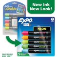 thumbnail image 2 of Neon Dry Erase Markers Bullet Tip Assorted Colors 5 Count, 2 of 4