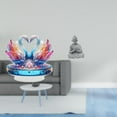thumbnail image 2 of Estatua de escultura de cisne,Escultura de cisne para decoración del hogar Adorno de San Valentín,Estatua de ganso,figura acrílica,artesanía coleccionable,Estatua de mono,Estatua de Buda, 2 of 8