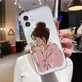 thumbnail image 1 of Funda con patrón de chica hermosa a la moda para iPhone 11 Pro Max 13, funda de teléfono suave transparente para iPhone 13 12 7 8 Plus X XR XS SE20 Capa Tan Jianjun unisex, 1 of 2