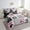 Pink Grey, variant on Pink Camper Queen Bedding Set With Sheets 7 Piece Camping Comforter Set Rv Camper Accessories For Travel Trailers Bed In A Bag,Black Grey Buffalo Plaid Pine Tree Arrow Bed Set