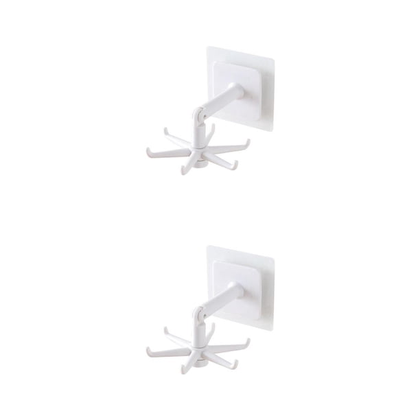 Yuarrent Gancho giratorio de 6 garras montado en la pared para techo de cocina y baño sin clavos y sin rastro para el hogar Type3 NO3 Yuarrent CBP153309