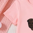 thumbnail image 4 of TOWED22 Kid Girls Clothes Outfits Cute Sweet Bowknot Print T-Shirt + Bowknot Print Denim Skirt Summer Clothing Set(Pink,2-3 Y), 4 of 7