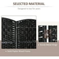 Room Divider 3 Panels Folding Privacy Screen 6FT Tall Portable Wicker