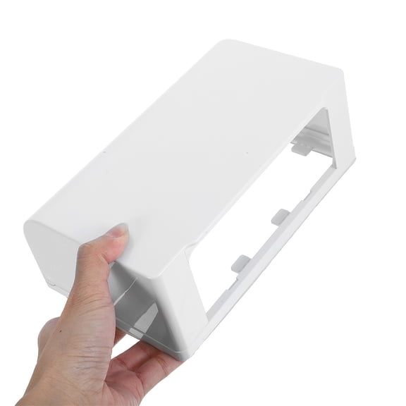SOPOTUTU 2-Pack White Outlet Covers, Adhesive Double Socket Weatherproof Electrical Box Protectors