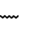 thumbnail image 2 of Belagio 1 1/4" Wide x 10 Yards, Large Ric Rac Trim, 1 Bolt, Black, 2 of 2