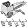 thumbnail image 1 of Stainless Steel Cheese Grater With 4 Drum Blades A, 1 of 3