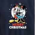 thumbnail image 3 of Disney - Merry Christmas Mickey And Minnie - Toddler & Youth Crewneck Fleece Sweatshirt, 3 of 5