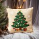 thumbnail image 1 of Christmas Throw Pillow Cover Decorative Cushion Covers For Sofa Couch Bed Holiday Winter Home Decor Xmas Pillowcase, 1 of 8