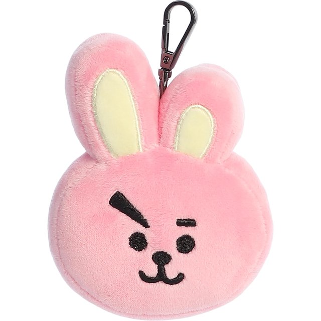Llavero de peluche Toy Aurora Lovable BT21 COOKY de 11 cm, color rosa